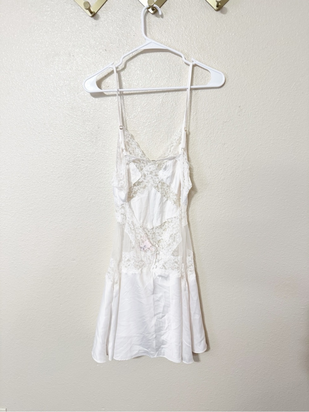 Victoria’s Secret Dream Angels Dare To Dream Lace & Satin Flounce Slip Dress L View 5